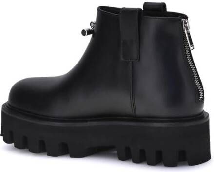 Alexander McQueen Platform Enkellaarzen met hoge zool