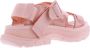 Alexander mcqueen Stijlvolle canvas Tread sandalen Pink Dames - Thumbnail 6