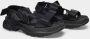 Alexander mcqueen Zwarte Canvas Tread Sandalen Zwart Dames - Thumbnail 2