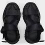 Alexander mcqueen Zwarte Canvas Tread Sandalen Zwart Dames - Thumbnail 3