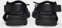 Alexander mcqueen Zwarte Canvas Tread Sandalen Zwart Dames - Thumbnail 4
