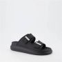 Alexander mcqueen Zwarte platte schoenen met slide sandalen Black Heren - Thumbnail 5