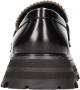 Alexander mcqueen Zwarte glanzende leren loafers met tankzool Black - Thumbnail 8