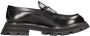 Alexander mcqueen Zwarte glanzende leren loafers met tankzool Black - Thumbnail 9