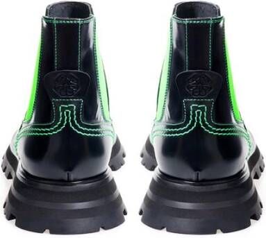 alexander mcqueen Prachtige Multicolor Leren Laarzen Black Dames