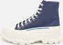 Alexander McQueen Pre-owned Denim sneakers Blue Dames - Thumbnail 2