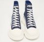 Alexander McQueen Pre-owned Denim sneakers Blue Dames - Thumbnail 3
