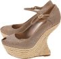 Alexander McQueen Pre-owned Fabric sandals Brown Dames - Thumbnail 3