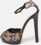 Alexander McQueen Pre-owned Lace sandals Black Dames - Thumbnail 2