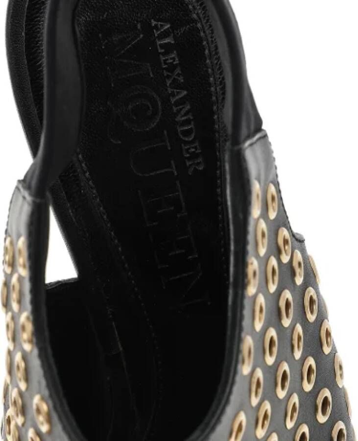 Alexander McQueen Pre-owned Leather boots Black Dames