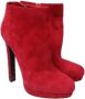 Alexander McQueen Pre-owned Leather boots Red Dames - Thumbnail 3