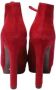 Alexander McQueen Pre-owned Leather boots Red Dames - Thumbnail 4