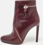 Alexander McQueen Pre-owned Leather boots Red Dames - Thumbnail 2