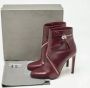 Alexander McQueen Pre-owned Leather boots Red Dames - Thumbnail 9