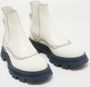 Alexander McQueen Pre-owned Leather boots White Dames - Thumbnail 4
