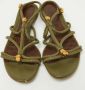 Alexander McQueen Pre-owned Leather flats Green Dames - Thumbnail 3