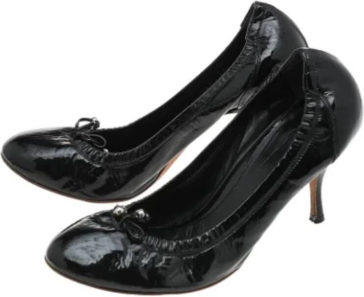 Alexander McQueen Pre-owned Leather heels Black Dames
