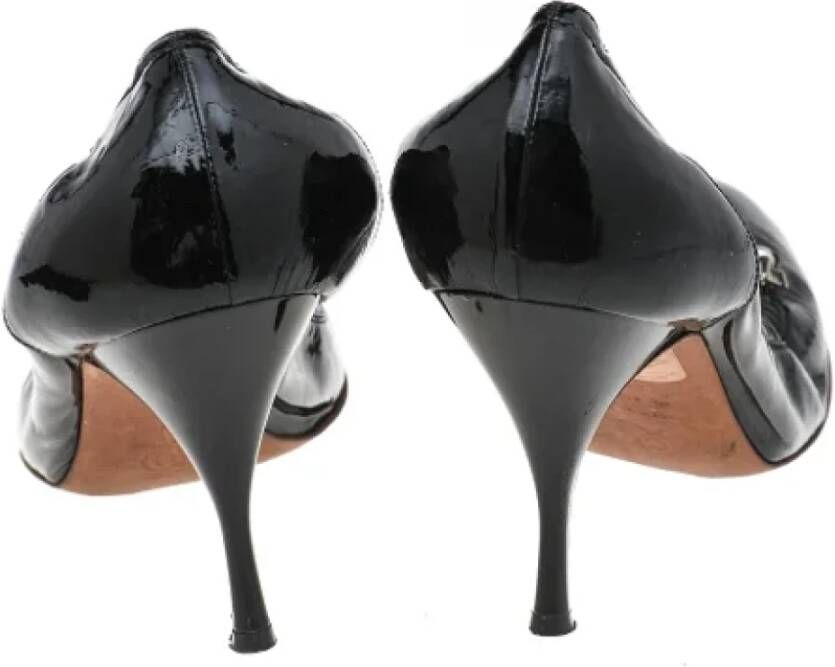 Alexander McQueen Pre-owned Leather heels Black Dames