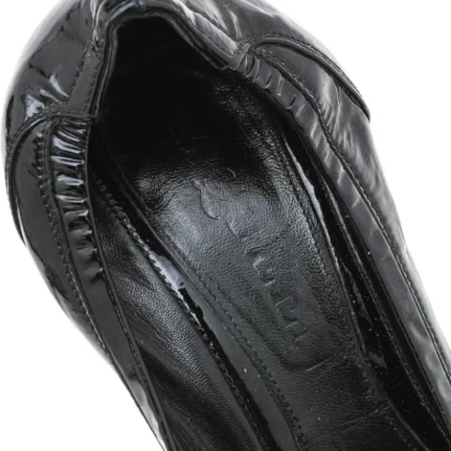 Alexander McQueen Pre-owned Leather heels Black Dames