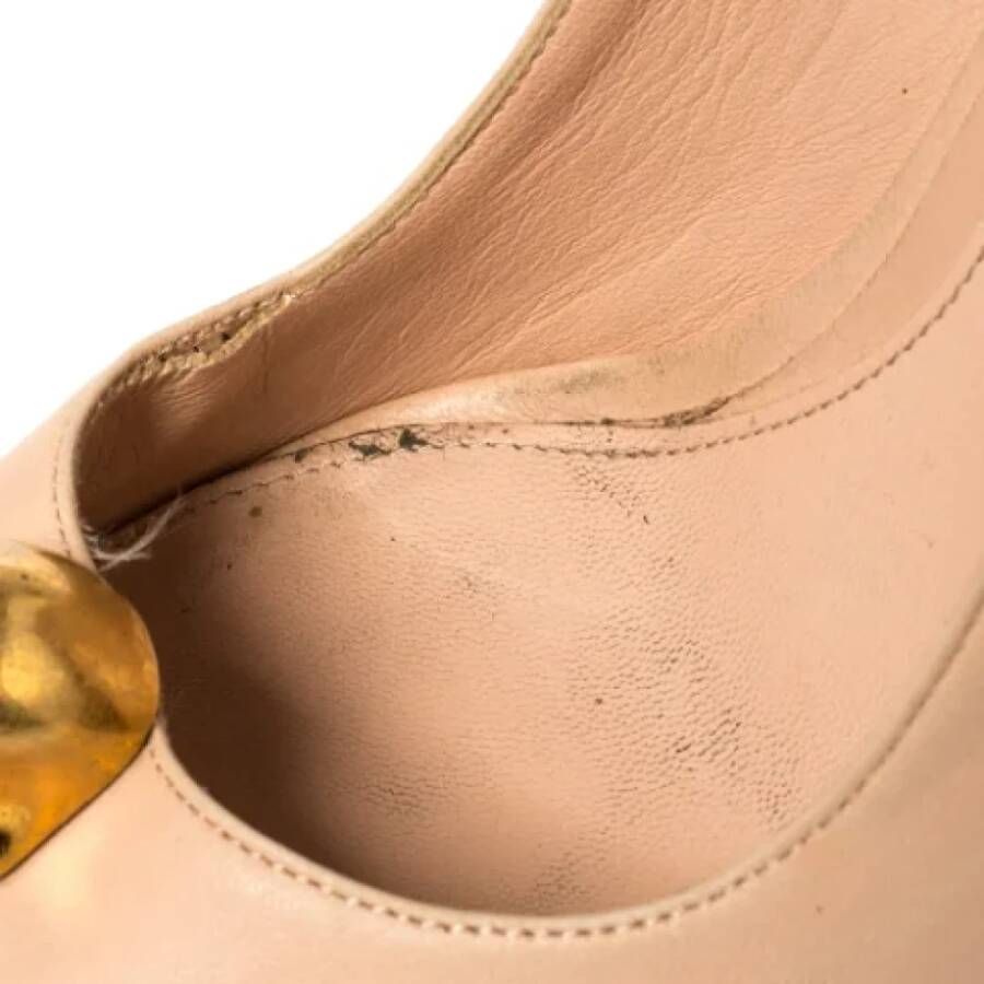 Alexander McQueen Pre-owned Leather heels Pink Dames