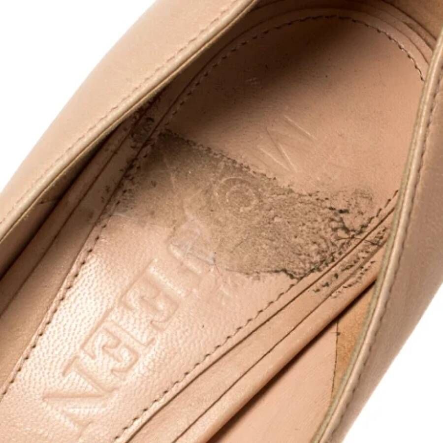 Alexander McQueen Pre-owned Leather heels Pink Dames