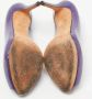 Alexander McQueen Pre-owned Leather heels Purple Dames - Thumbnail 6