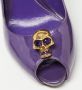 Alexander McQueen Pre-owned Leather heels Purple Dames - Thumbnail 8
