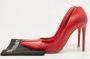 Alexander McQueen Pre-owned Leather heels Red Dames - Thumbnail 9