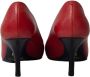 Alexander McQueen Pre-owned Leather heels Red Dames - Thumbnail 4
