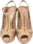 Alexander McQueen Pre-owned Leather sandals Beige Dames - Thumbnail 2