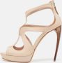 Alexander McQueen Pre-owned Leather sandals Beige Dames - Thumbnail 2
