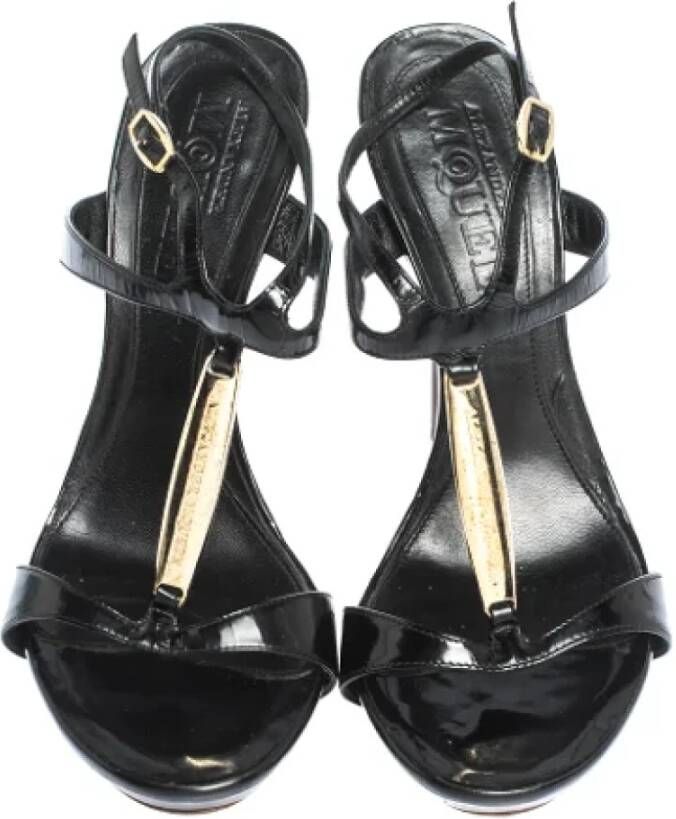 Alexander McQueen Pre-owned Leather sandals Black Dames