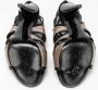 Alexander McQueen Pre-owned Leather sandals Black Dames - Thumbnail 9