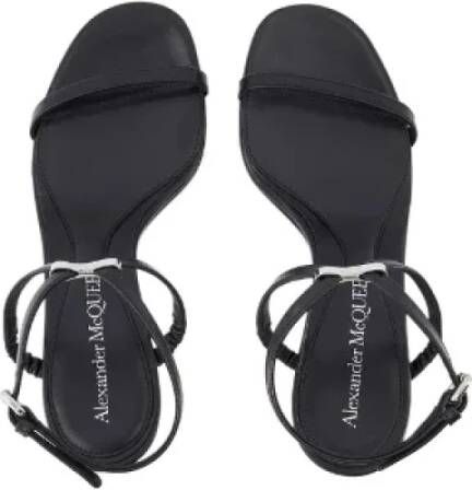 Alexander McQueen Pre-owned Leather sandals Black Dames