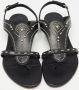 Alexander McQueen Pre-owned Leather sandals Black Dames - Thumbnail 3