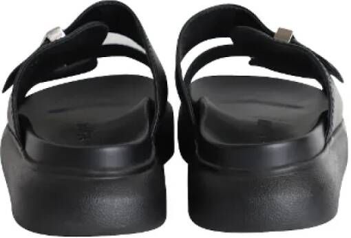 Alexander McQueen Pre-owned Leather sandals Black Dames