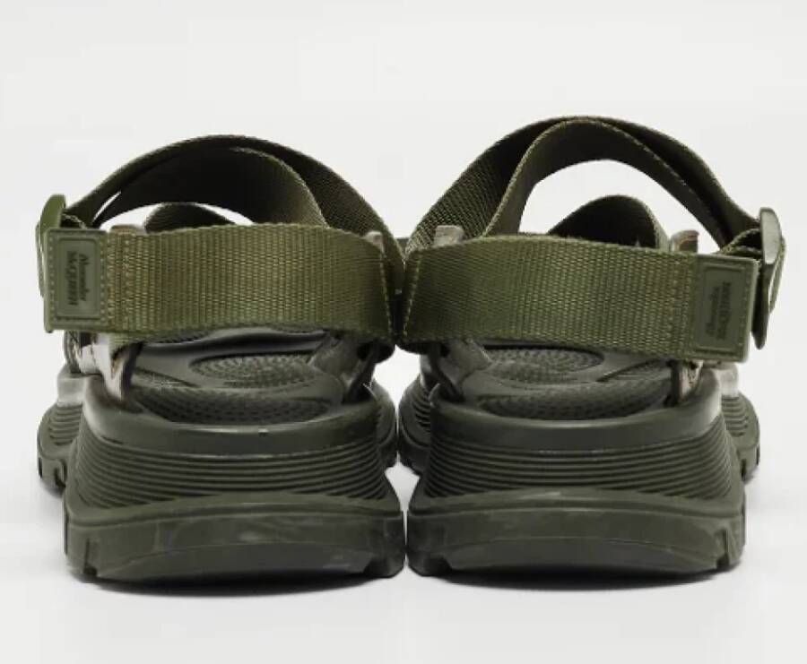 Alexander McQueen Pre-owned Leather sandals Green Heren