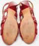 Alexander McQueen Pre-owned Leather sandals Red Dames - Thumbnail 6