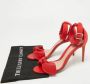 Alexander McQueen Pre-owned Leather sandals Red Dames - Thumbnail 9