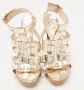 Alexander McQueen Pre-owned Leather sandals Yellow Dames - Thumbnail 3