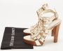 Alexander McQueen Pre-owned Leather sandals Yellow Dames - Thumbnail 9