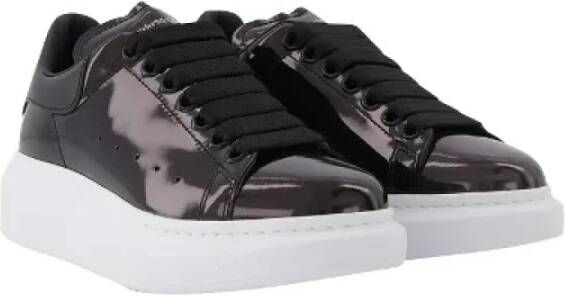 Alexander McQueen Pre-owned Leather sneakers Black Dames