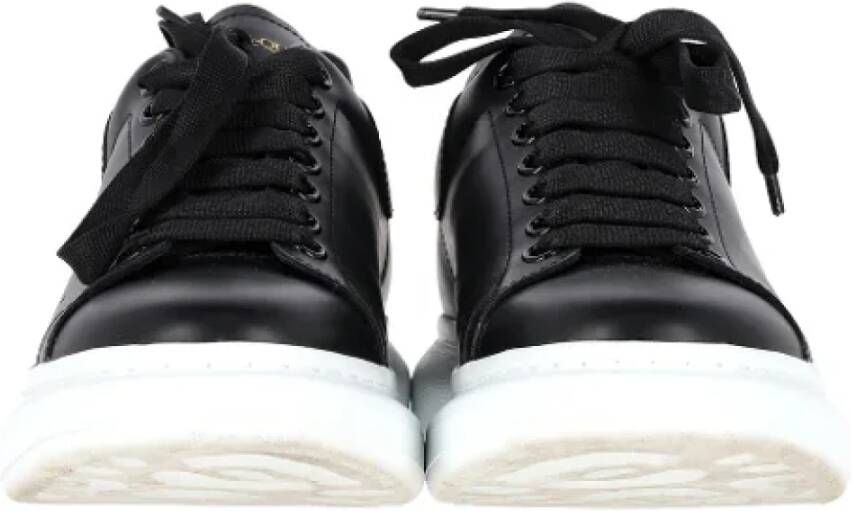 Alexander McQueen Pre-owned Leather sneakers Black Dames