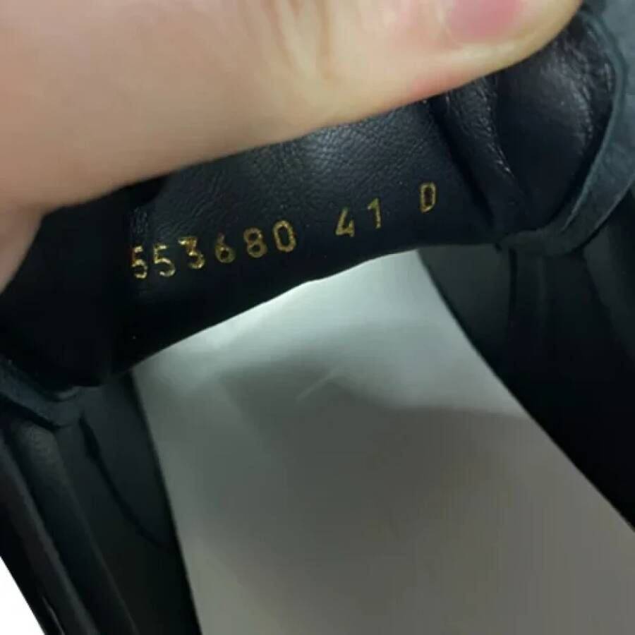 Alexander McQueen Pre-owned Leather sneakers Black Dames