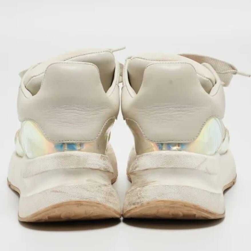 Alexander McQueen Pre-owned Leather sneakers White Dames