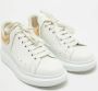 Alexander McQueen Pre-owned Leather sneakers White Heren - Thumbnail 4