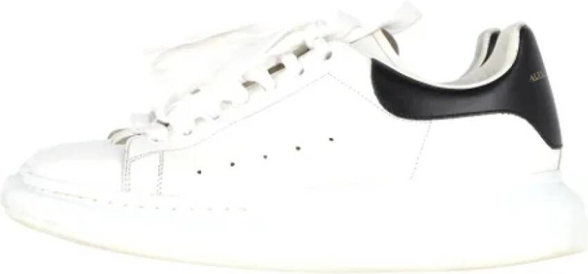 Alexander McQueen Pre-owned Leather sneakers White Dames