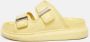 Alexander McQueen Pre-owned Rubber sandals Yellow Dames - Thumbnail 2