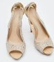 Alexander McQueen Pre-owned Satin heels Beige Dames - Thumbnail 4