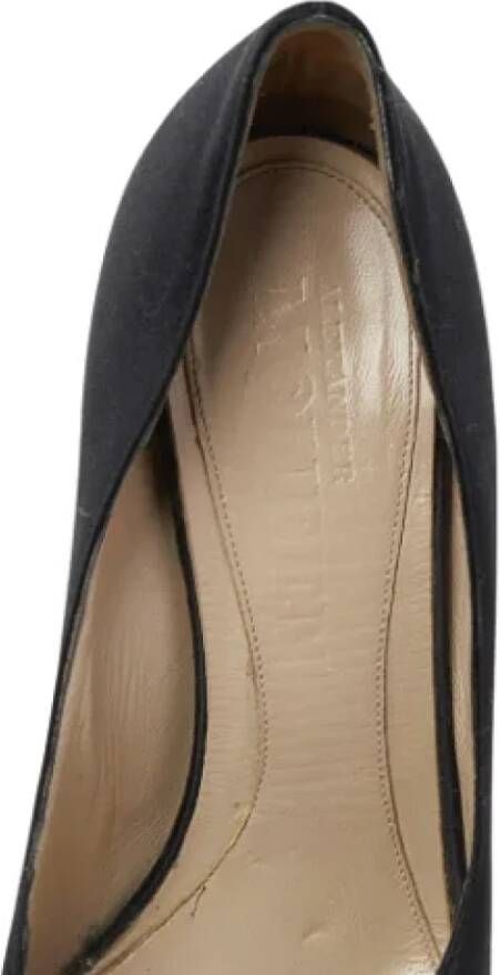 Alexander McQueen Pre-owned Satin heels Black Dames